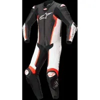 Alpinestars Missile V2 Dragt Sort/Hvid/Neon-rød 54