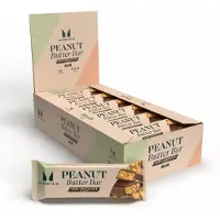 Myvegan Peanut Butter-bar - 12 x 38g - Jordnøddesmør