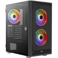 Aerocool PGS GRAPHITE-G-BK-v2 FRGB-etui, sort