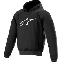 Alpinestars Ageless Motorcykel-Hoodie Sort/Hvid S