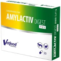 Vetfood AMYLACTIV DIGEST MINI fordøjelsesenzymertil kat og hund 30 kapsler