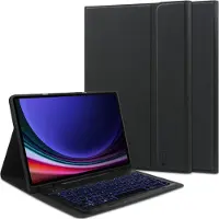 Tech-Protect Samsung Galaxy Tab S9/S9 FE/S10 FE/S10 Lite SmartCase Pen Bluetooth-tastaturetui - sort