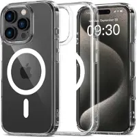 TechProtection iPhone 16 Pro Flexair Magnetisk Hybrid Cover - Gennemsigtig
