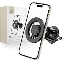 Tech-Protect N56 magnetisk luftventilationsholder til bilen - MagSafe-kompatibel - sort