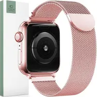 Tech-Protect Apple Watch Series 9/8/SE (2022)/7/SE/6/5/4/3/2/1 Milanese Rem - Rødguld