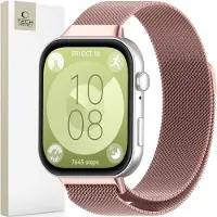 Tech-Protect Huawei Watch Fit 3 Milanese Rem - Rødguld