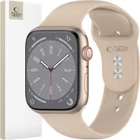 TechProtection Apple Watch Series 11/10/9/8/7/6/SE 3/SE Silikonerem - 40mm/41mm/42mm - Valnød