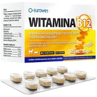 Eurowet Vitamin B12 50 Tablets Kosttilskud Til Kæledyr