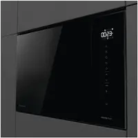 Hisense BIM325GI63DBGUK - Mikrobølgeovn med grill - til indbygning - 25 liter - 900 W - sort