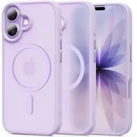 Tech-Protect iPhone 17 Magmat Cover - MagSafe Kompatibel - Mat lavendel