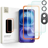 Tech-Protect iPhone 16 Supreme beskyttelsessæt - Klar