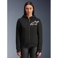 Alpinestars Stella Chrome V2 Sport Motorcykel Hoodie Sort/Hvid S