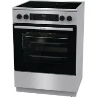 Gorenje G600 GECS6C70XC - Komfur - fritstående - bredde: 60 cm - dybde: 60 cm - højde: 85 cm - med selv-rengøring - rustfrit stål