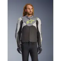 Alpinestars T-Jaws V4 WP tekstiljakke Tekstiljakke Sort/Grå L