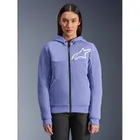 Alpinestars Stella Chrome V2 Sport Motorcykel Hoodie Lilla S