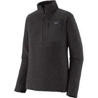 Patagonia - Fleece - M's R1 Air Zip Neck Black til UnisexUld - Størrelse XL - Sort