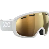 POC - Skibriller - Fovea Clarity POW JJ Mineral Grey/Partly Sunny Orange til Unisex - Grå