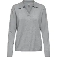 ONLY Pullover 'IBI' grå-meleret