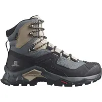 Salomon - Vandresko dame - Quest Element Gtx W Ebony/Rainy Day til Unisex - Størrelse 37 1/3 - Blå