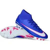 Nike Air Zoom Mercurial Superfly 10 Academy AG Attack - Blå/Hvid - Kunstgræs (AG), størrelse 45