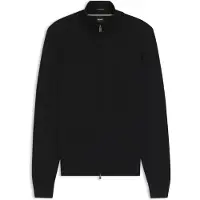 BOSS Sweater med lynlås i merinould