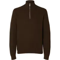 Selected Pullover 'SLHDANE' mørkebrun