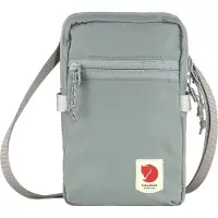 Fjällräven FJllrven High Coast Unisex Pocket Bag - Nylon Fabric - Vandt?t ydre skal - Justerbar lynl?s lukning Shark Gray One St?rrelse En st?rrelse