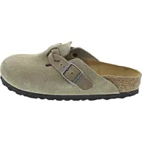 Birkenstock Pantoletter 'Boston' taupe