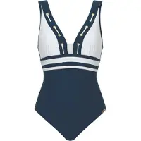 Sunflair Badedragt blå / hvid