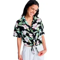 Roxy Salty Sweet Printed Kortærmet Skjorte
