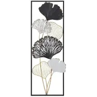 Usorteret Gifts Amsterdam metalvægpanel ORY, sort, 31x90 cm