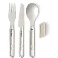 Sea to Summit - Køkken - Detour Stainless Steel Cutlery Set til Unisex - Grå