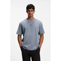 BOSS BOSStil mænd. 50519368 Grå Ten t-shirt (S), Casual, Bomuld, Korte ærmer
