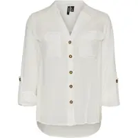 Vero Moda Bluse 'Bumpy' hvid