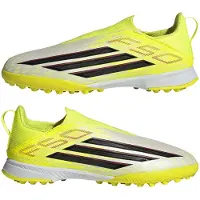 Adidas F50 League Laceless TF Born For Goals - Gul/Sort/Rød Børn - Turf (TF), størrelse 29