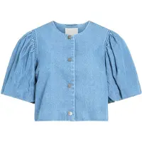 ROUGE EDIT Kort Denim Blazer
