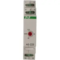 F&F trappeautomat 240V 16A til skinne 1 modul IP40 - AS-223
