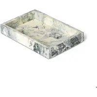 Ferm Living Mist dekorationsbakke 15x20 cm Emerald-off white