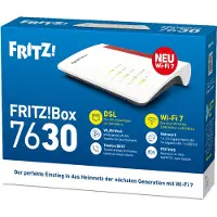 FRITZ! Maršrutizatorius FRITZ! Box 7630 router belaidis 2.5 Gigabit Ethernet Dual-band (2.4 GHz/5 GHz) Baltas, Raudona