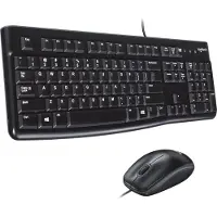 Logitech MK120 Desktop - ND - Tastatur & Mus sæt - Nordisk - Sort