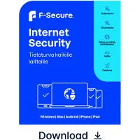 F-SECURE Internet Security - Licensabonnemet (1 år) - 1 enhed - ESD - Win