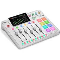 Rode RodeCaster Pro II Live-Streaming and Podcasting Package White
