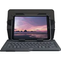 Logitech Universal Folio Keyboard - Tastatur & Folio sæt - Sort