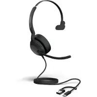 Jabra Evolve2 50 Usb D/a Uc Mono Hovedtelefoner