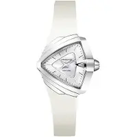 Hamilton Dameur H24251391 American Classic Ventura Sølvfarvet/Gummi
