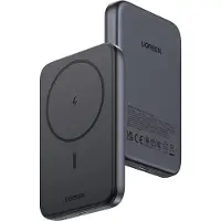 UGREEN 10.000 mAh Magnetisk Trådløs Powerbank i Space Grey - 10000 mAh
