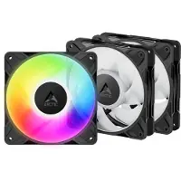 Arctic Cooling ARCTIC P12 Pro A-RGB - Indsats med blæser - 120 mm - sort (pakke med 3)