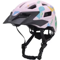 Wozinsky MTB-cykelhjelm til børn med aftageligt visir S - Pink