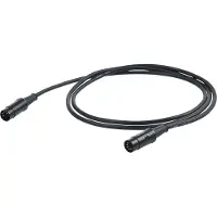 Proel MIDI-kabel, 5 m, sort