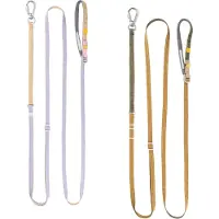 Woolly Wolf Multi-use Leash Thin - Wood Brown Mix